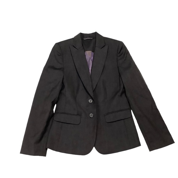 Austin Reed Blazer Sz 8 2-button Gray - Picture 3 of 7